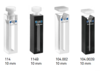 MICRO CELLS WITH PTFE LID OR STOPPER 104.002-OS