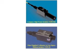 High Power Free Space and Fiber Pigtailed Isolators