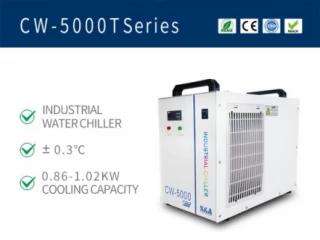 Small CO2 Laser Chiller Unit 220V 50/60Hz CW-5000TG