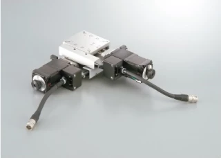 Thin-type XY-Axis Motorized Linear Stage - KY0725C (Cross Roller Guide)