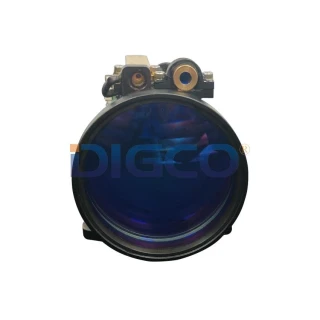 Anti-drone wide beam divegence 8mrad eye-safe laser rangefinder module with collimating pointer