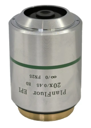 Brightfield and Darkfield Microscope Objective Lens