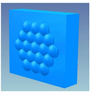 Fused Silica Hexagonal Microlens Arrays