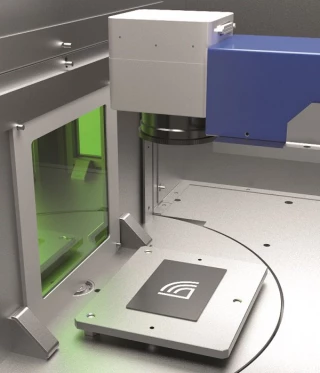 GYRUS Laser Marking Machine with Turntable