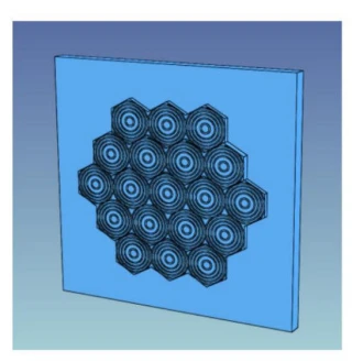 Hexagonal Diffractive Microlens Arrays