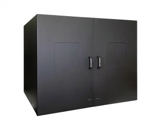 Laser Enclosure, 48 x 36 x 36 Inches, Aluminum, Black