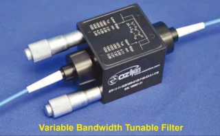 Manually Adjustable Polarization Insensitive Variable Bandwidth Tunable Filter BTF-11-11-1525