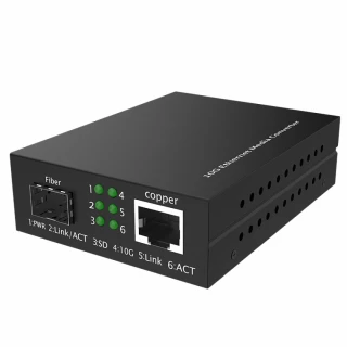 Marvell based 1G/10G Ethernet Fiber Media Converter
