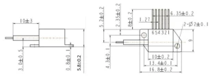 Mini-Package 1310nm Superluminescence Diode