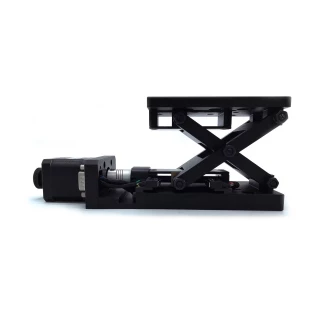 LSDS-50JS: 50mm Travel Motorized High Load Lab Jack Vertical Stage Anodized Aluminum (CE & ISO)