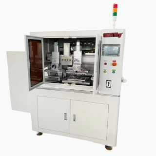 PCB Online V Cut Depaneling Equipment 300mm Width Customized
