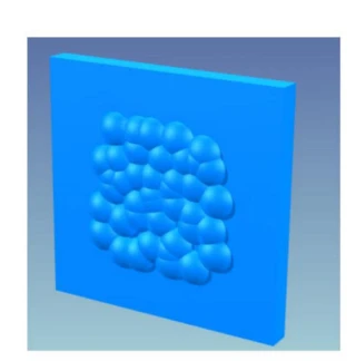 Random Aperture and Pattern Refractive Microlens Array