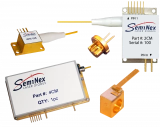 SemiNex 4-Pin Fiber Coupled High Power Multi-Mode Laser Diode 4CM-104