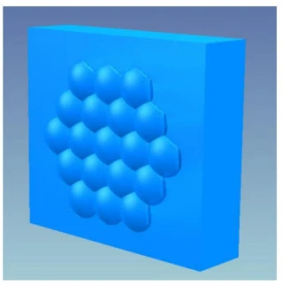 Silicon Hexagonal Microlens Arrays