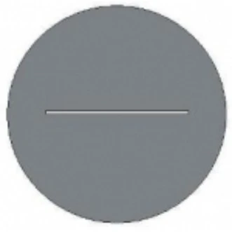 Graticules Optics, Rectangular Optical Slit on Chrome Coated Glass – 0.01mm (10μm) x 10mm - LG10 photo 1