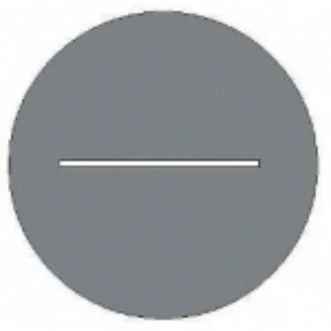 Graticules Optics, Rectangular Optical Slit on Chrome Coated Glass – 0.025mm (25μm) x 10mm - LG25 photo 1