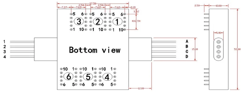 4x4 (T-Type) Mechanical Optical Switch photo 3